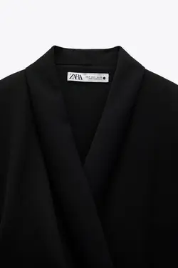 پیراهن کوتاه زنانه مشکی زارا