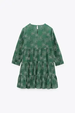 پیراهن کوتاه زنانه سبز زارا