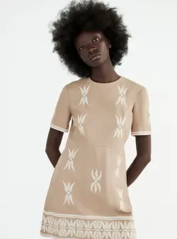 پیراهن کوتاه زنانه بژ زارا