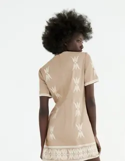 پیراهن کوتاه زنانه بژ زارا