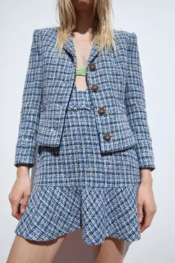 پیراهن کوتاه زنانه چند رنگ زارا