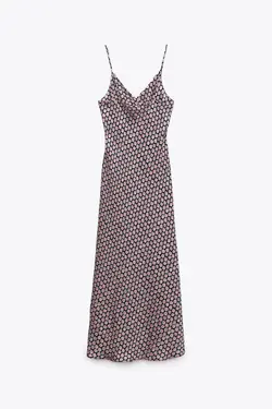 پیراهن میدی زنانه صورتی زارا