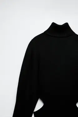 پیراهن میدی زنانه مشکی زارا