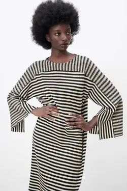 پیراهن میدی زنانه چند رنگ زارا