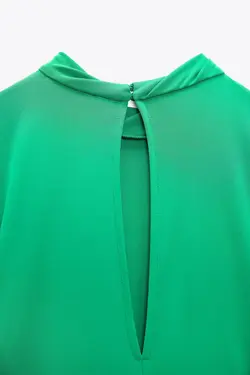 پیراهن میدی زنانه سبز زارا