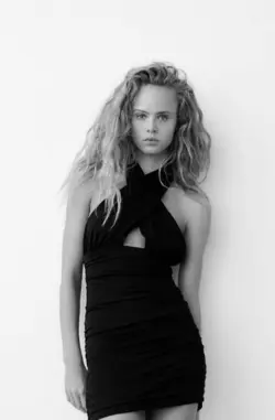 پیراهن کوتاه زنانه مشکی زارا