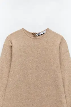 پیراهن میدی زنانه بژ زارا