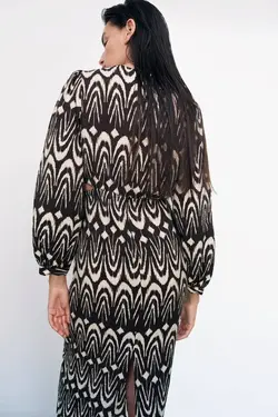 پیراهن میدی زنانه مشکی زارا