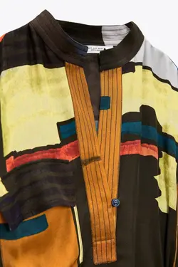 پیراهن میدی زنانه چند رنگ زارا