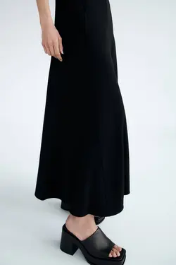 پیراهن میدی زنانه مشکی زارا