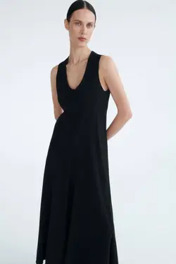 پیراهن میدی زنانه مشکی زارا