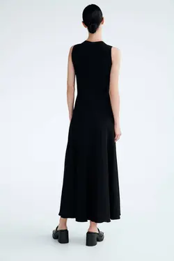 پیراهن میدی زنانه مشکی زارا