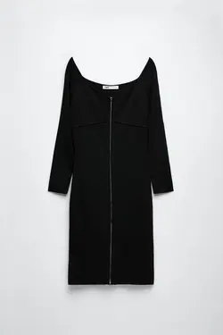 پیراهن کوتاه زنانه مشکی زارا