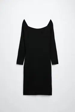 پیراهن کوتاه زنانه مشکی زارا