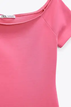 پیراهن میدی زنانه سرخابی زارا