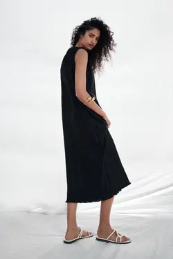 پیراهن میدی زنانه مشکی زارا