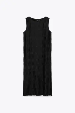 پیراهن میدی زنانه مشکی زارا