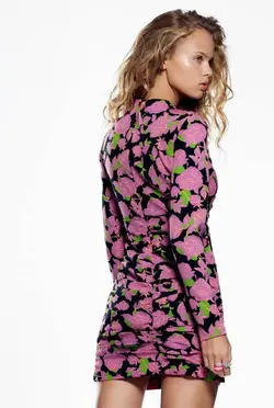 پیراهن کوتاه زنانه مشکی زارا