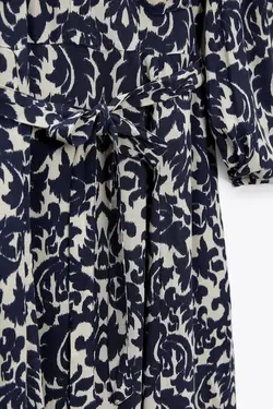 پیراهن میدی زنانه آبی زارا