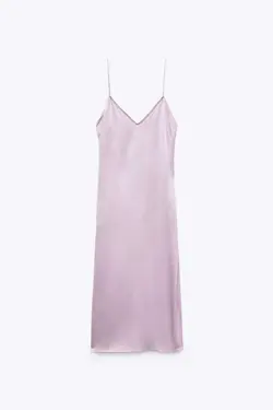 پیراهن میدی زنانه بنفش زارا