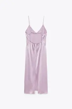 پیراهن میدی زنانه بنفش زارا