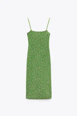 پیراهن میدی زنانه سبز زارا