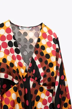 پیراهن میدی زنانه چند رنگ زارا