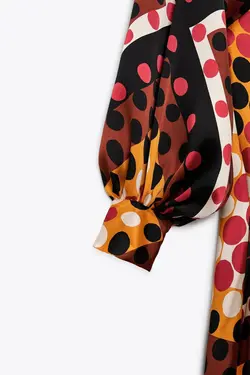 پیراهن میدی زنانه چند رنگ زارا