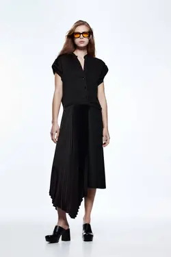 پیراهن میدی زنانه مشکی زارا