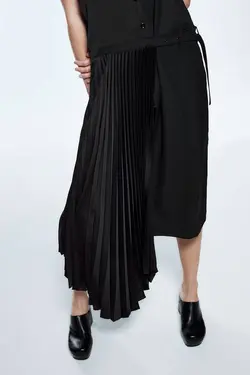 پیراهن میدی زنانه مشکی زارا