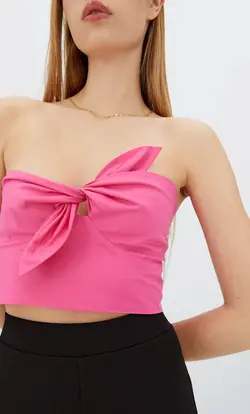 تاپ زنانه صورتی استرادیواریوس