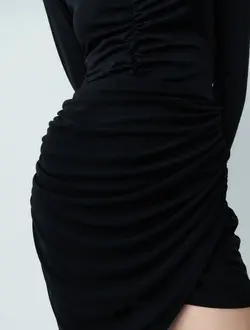 دامن زنانه مشکی زارا