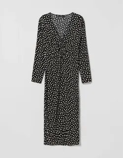 پیراهن میدی زنانه سیاه برشکا