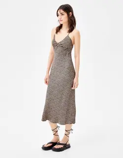 پیراهن میدی زنانه چند رنگ برشکا