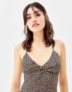 پیراهن میدی زنانه چند رنگ برشکا