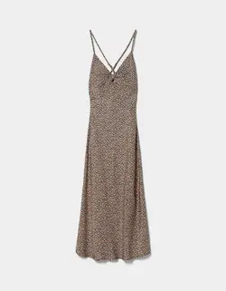 پیراهن میدی زنانه چند رنگ برشکا