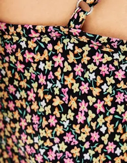 پیراهن میدی زنانه چند رنگ برشکا