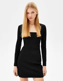 پیراهن مجلسی زنانه سیاه برشکا