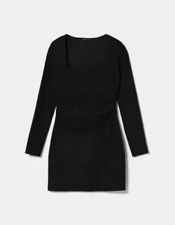 پیراهن مجلسی زنانه سیاه برشکا