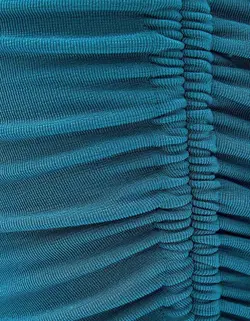 پیراهن مجلسی زنانه آبی برشکا