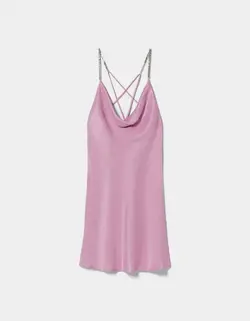 پیراهن مجلسی زنانه بنفش برشکا