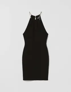 پیراهن مجلسی زنانه سیاه برشکا