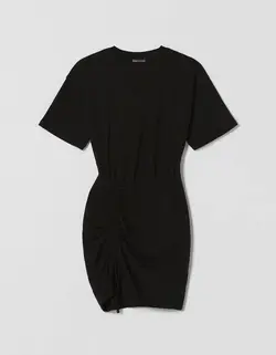 پیراهن کوتاه زنانه سیاه برشکا