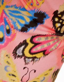 پیراهن کوتاه زنانه صورتی برشکا