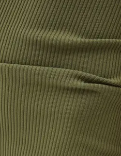 پیراهن کوتاه زنانه خاکی برشکا