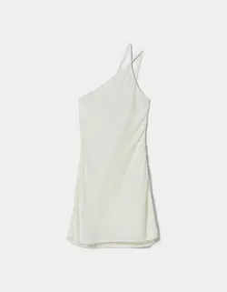 پیراهن کوتاه زنانه کرم برشکا