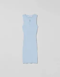 پیراهن کوتاه زنانه آبی برشکا