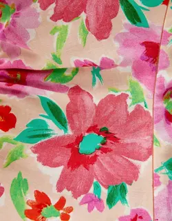 پیراهن کوتاه زنانه صورتی برشکا