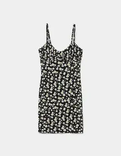 پیراهن کوتاه زنانه سیاه برشکا