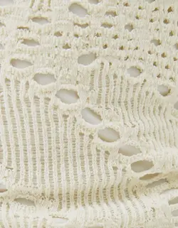 پیراهن کوتاه زنانه کرم برشکا